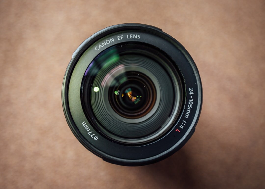 Photographer camera lens ready for a red carpet event