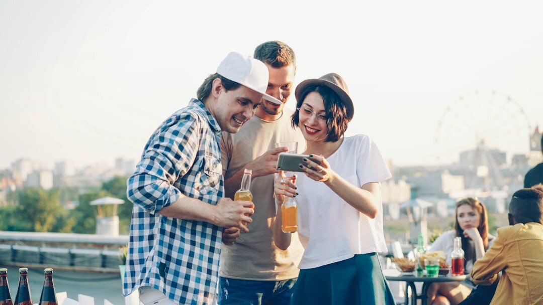people at social party